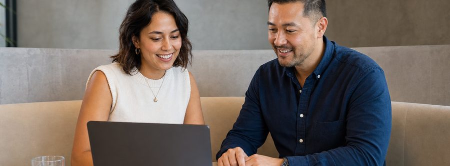 A professional services team at work